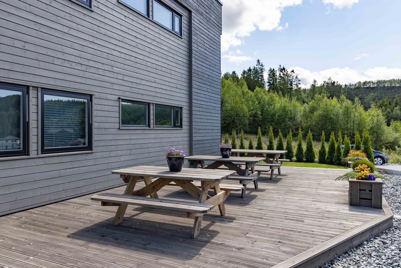 Sameiet har flotte felles utearealer. Galleribilde