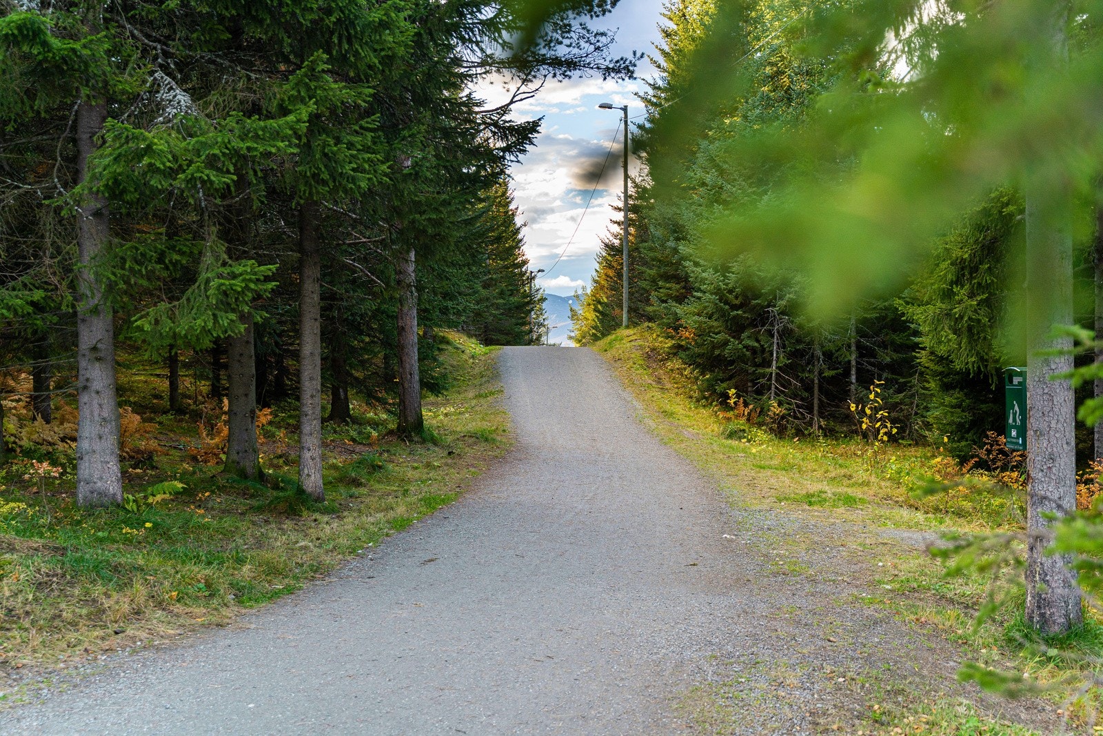 ...og lysløype! Galleribilde