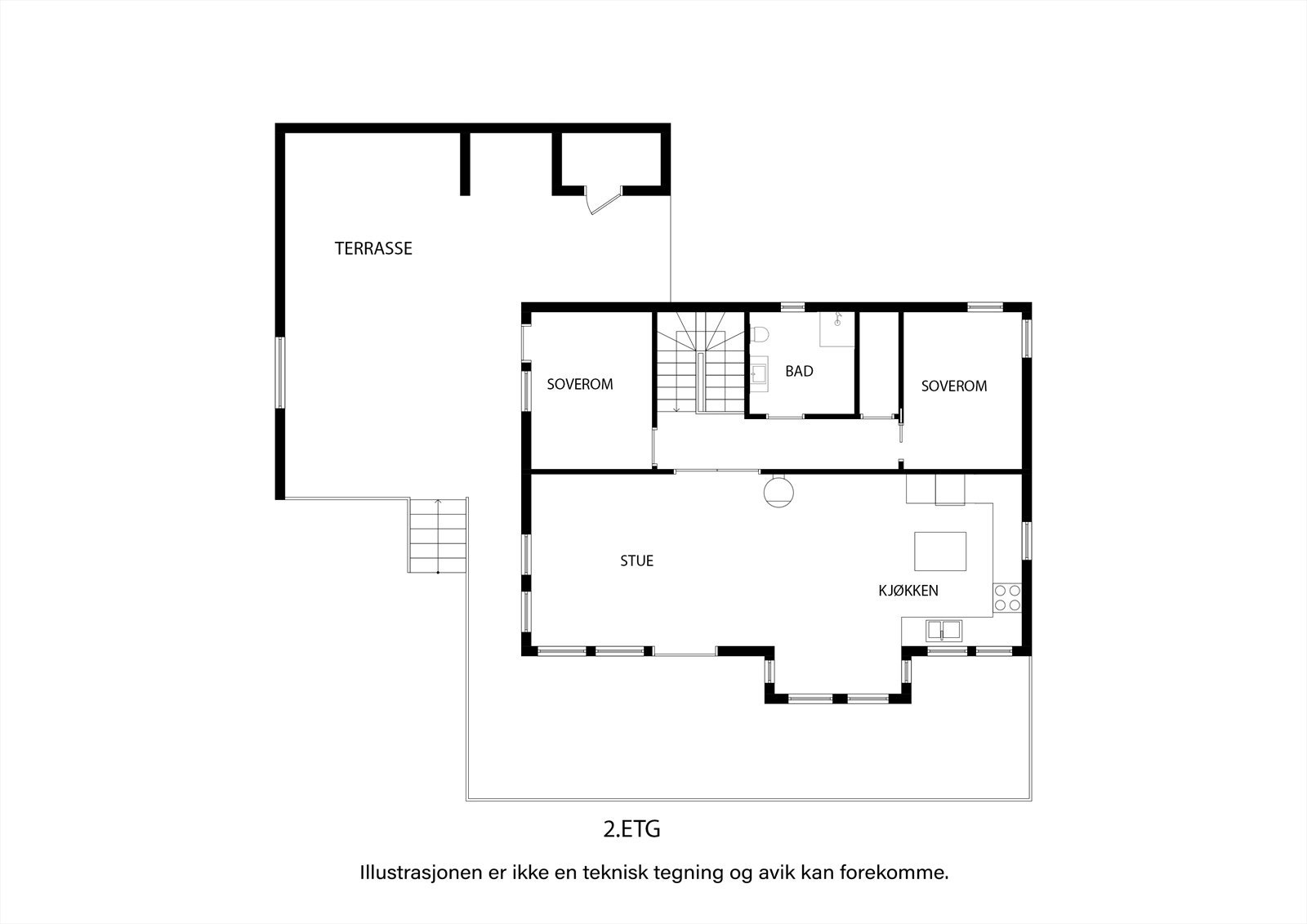 Plantegning 1. etasje. Galleribilde