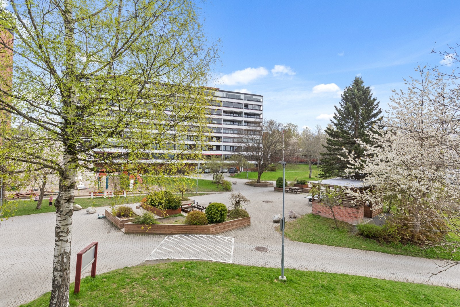 Orebakken borettslag, kanskje Oslos mest attraktive og populære borettslag. Galleribilde