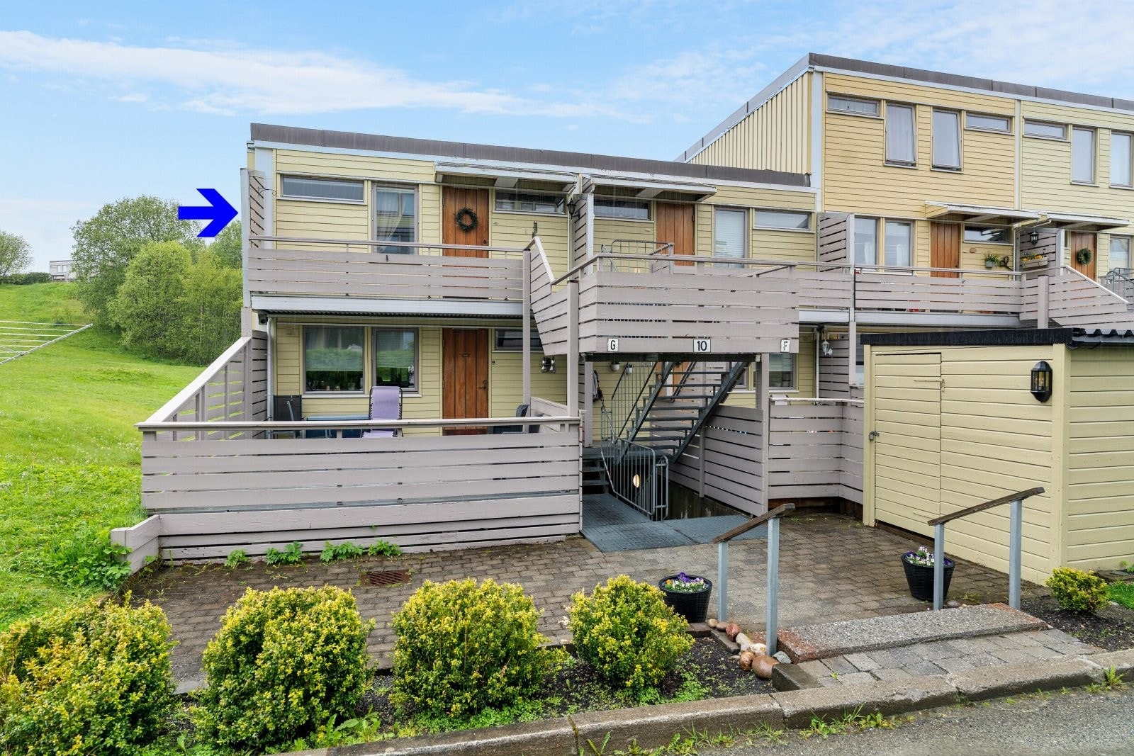 Attraktivt beliggenhet i borettslaget med fine grøntområder rett utenfor døren Galleribilde