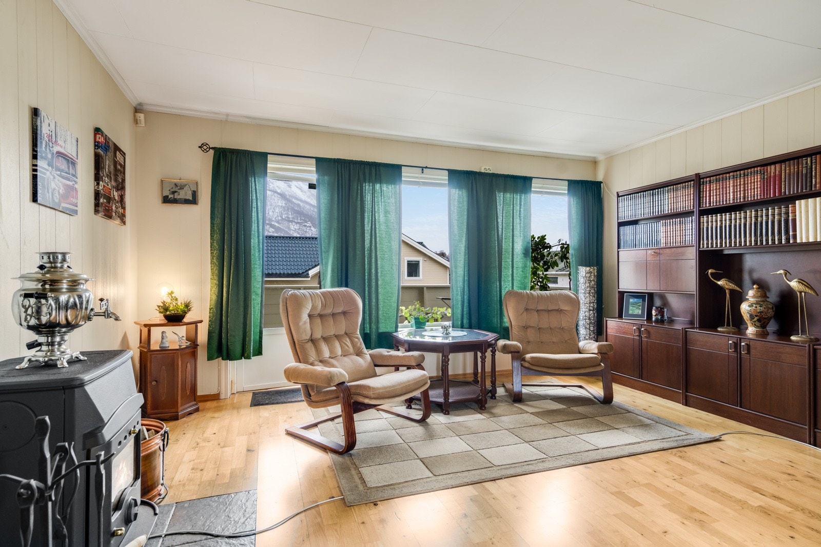 Planløsningen åpner for flere sosiale soner. Galleribilde