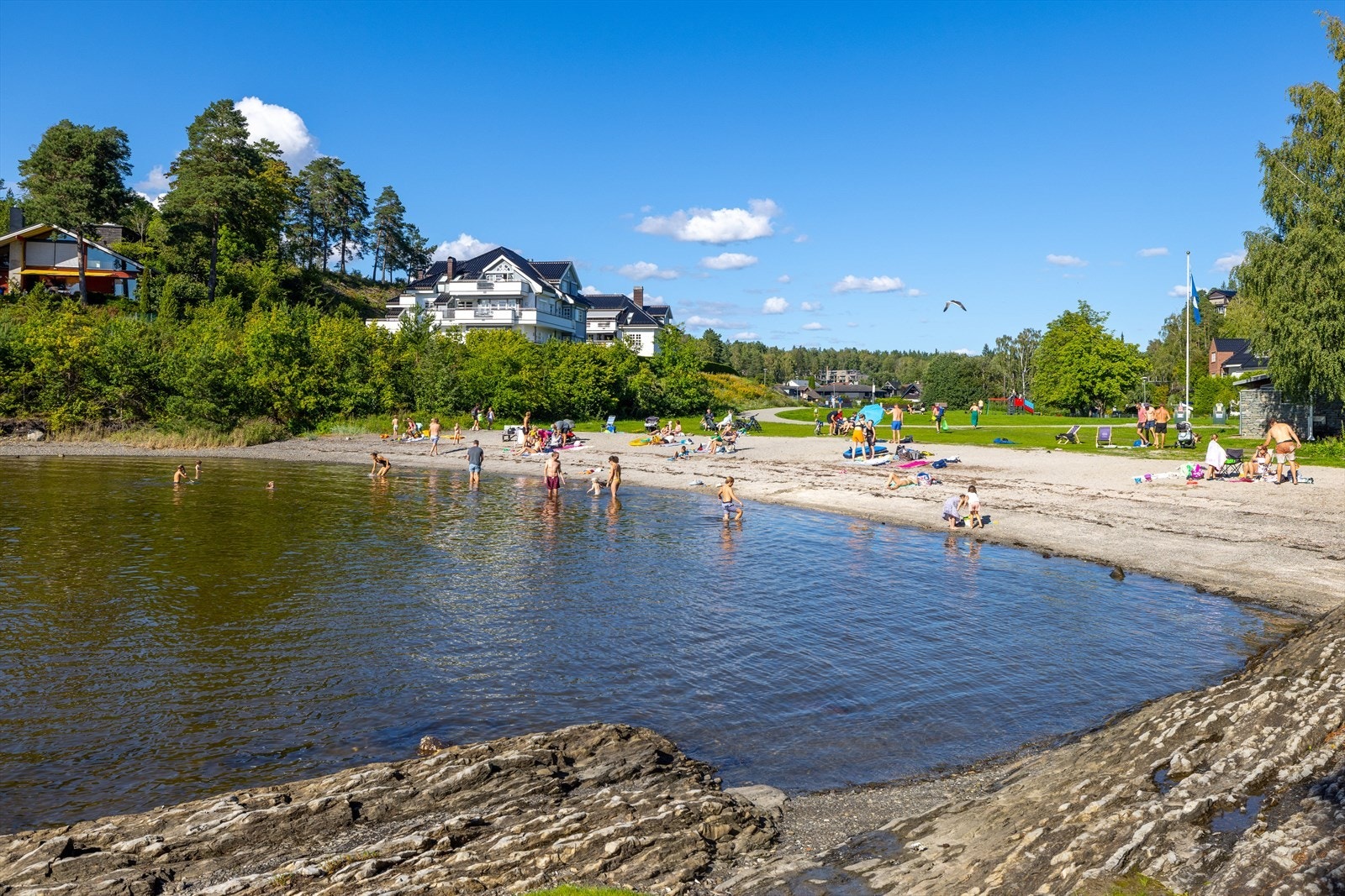 Hvamodden strand. Galleribilde