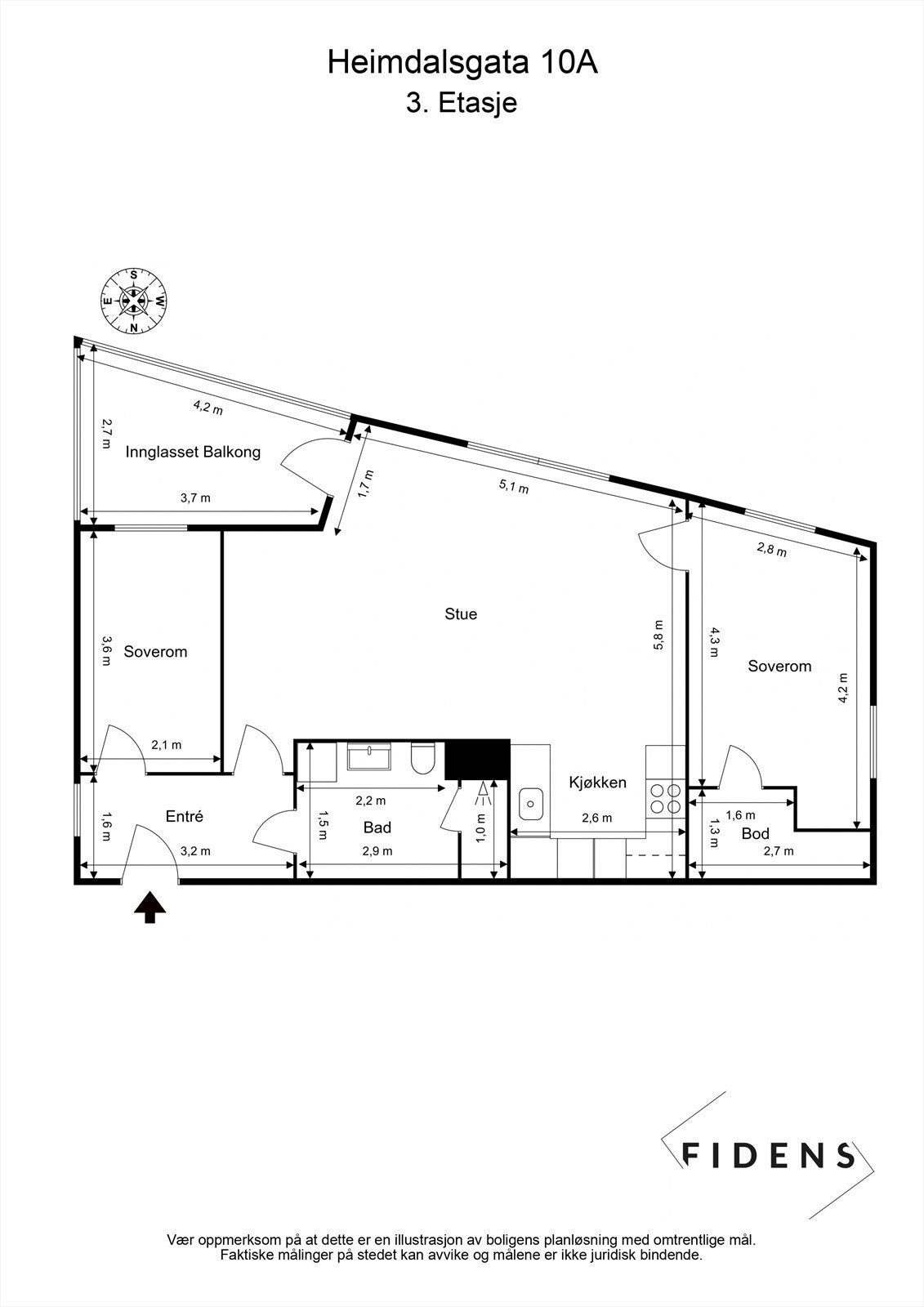 Plantegning Galleribilde