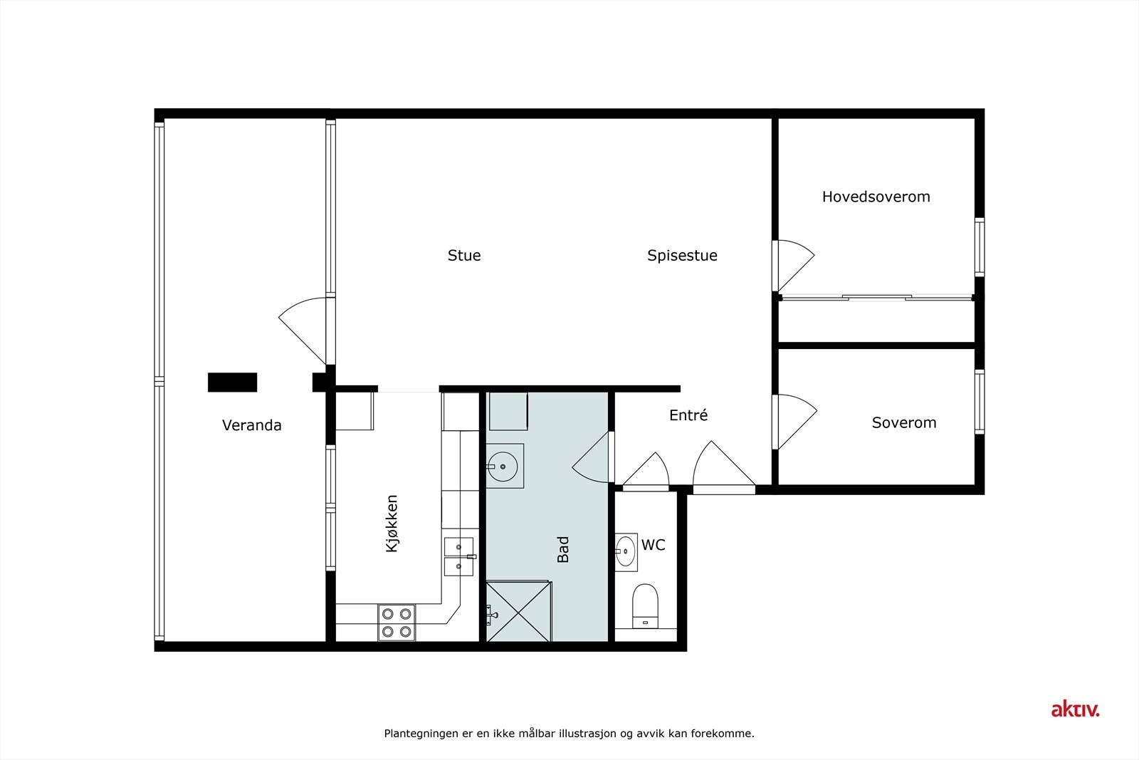 Plantegning Galleribilde