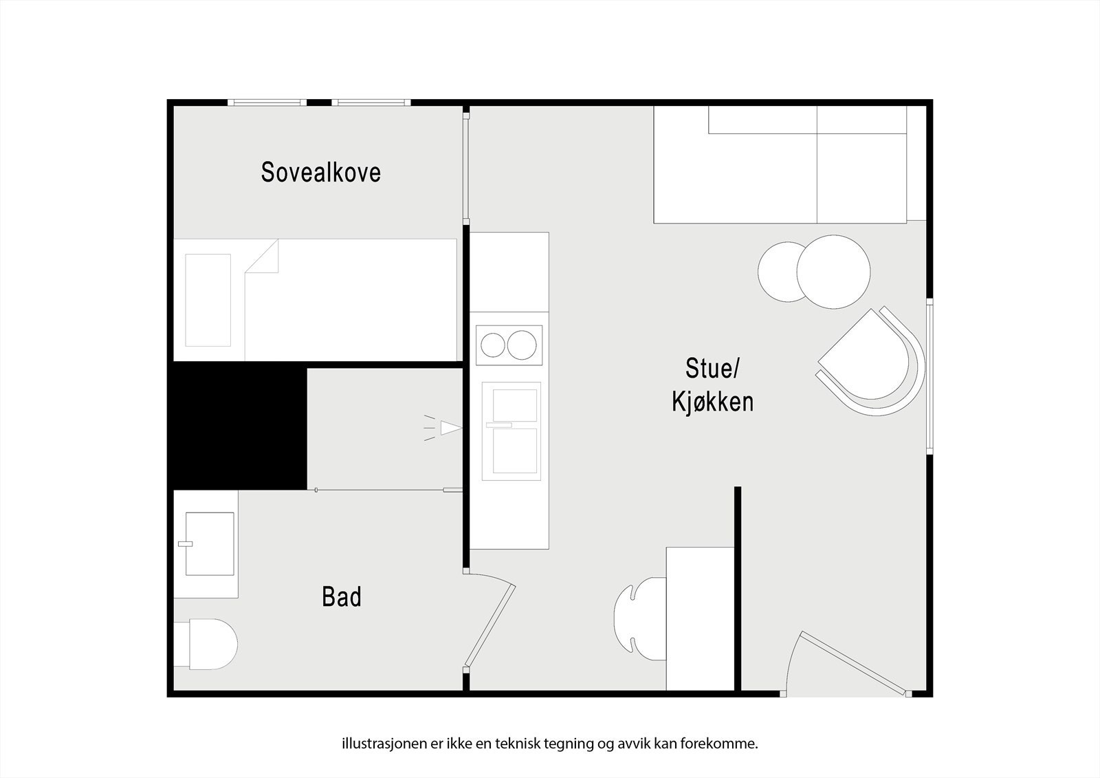 Plantegning Galleribilde