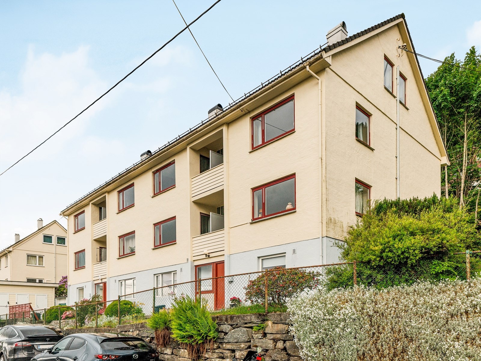 Leiligheten har en fin beliggenhet i byggets underetasje. Galleribilde