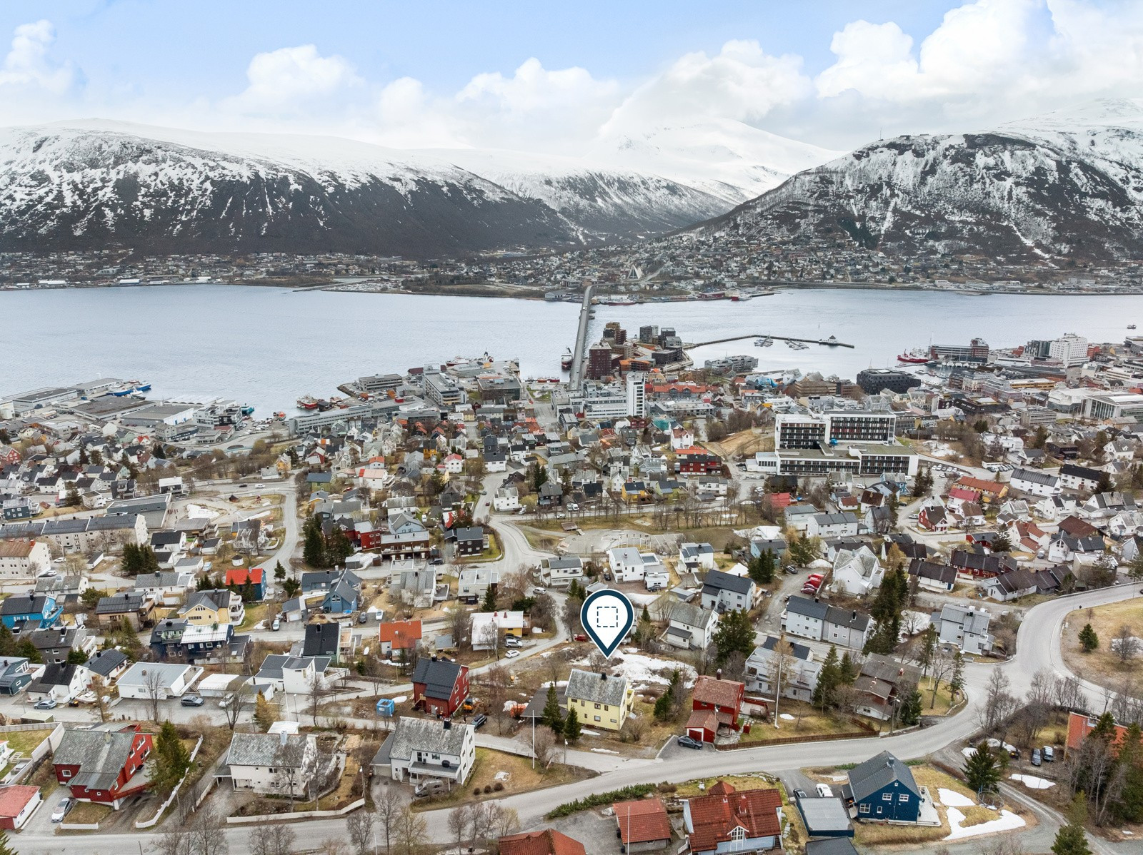 Gangavstand til Tromsø sentrum.