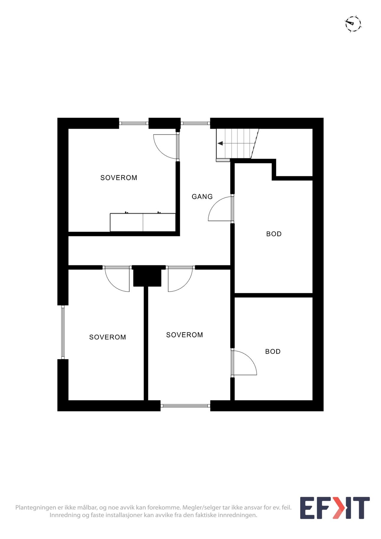 Plantegning 2. etasje Galleribilde