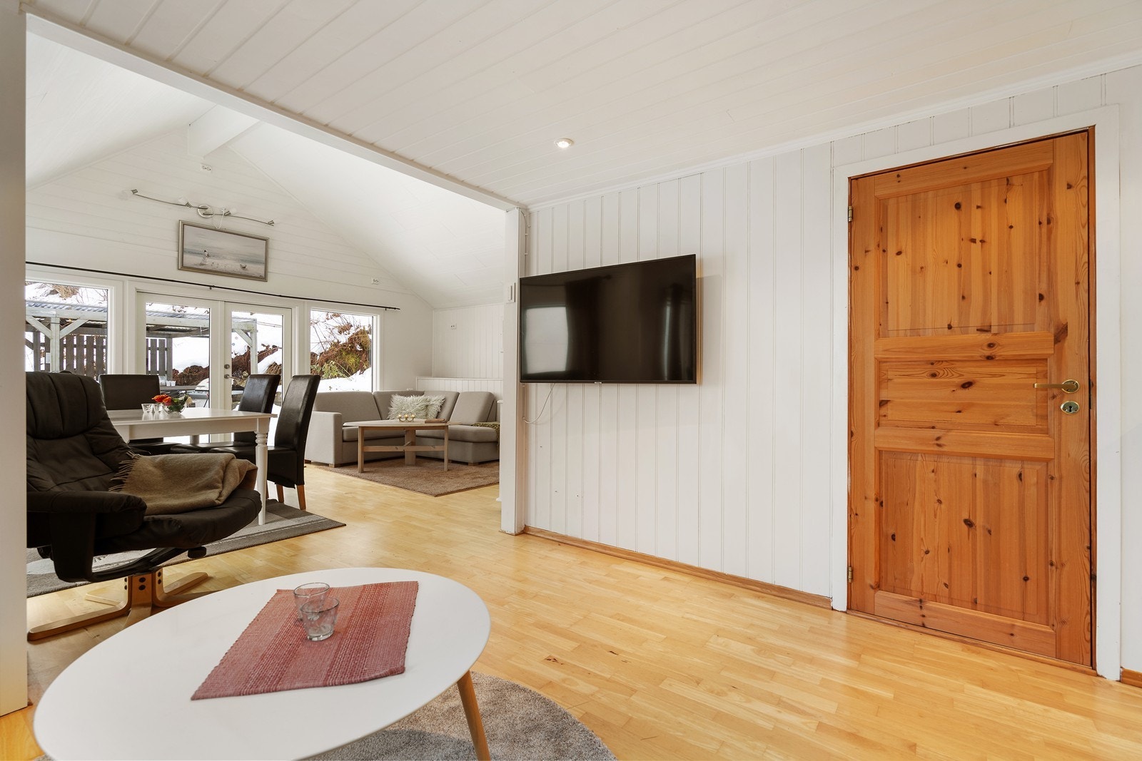 Overgangen til tilbygget. Galleribilde