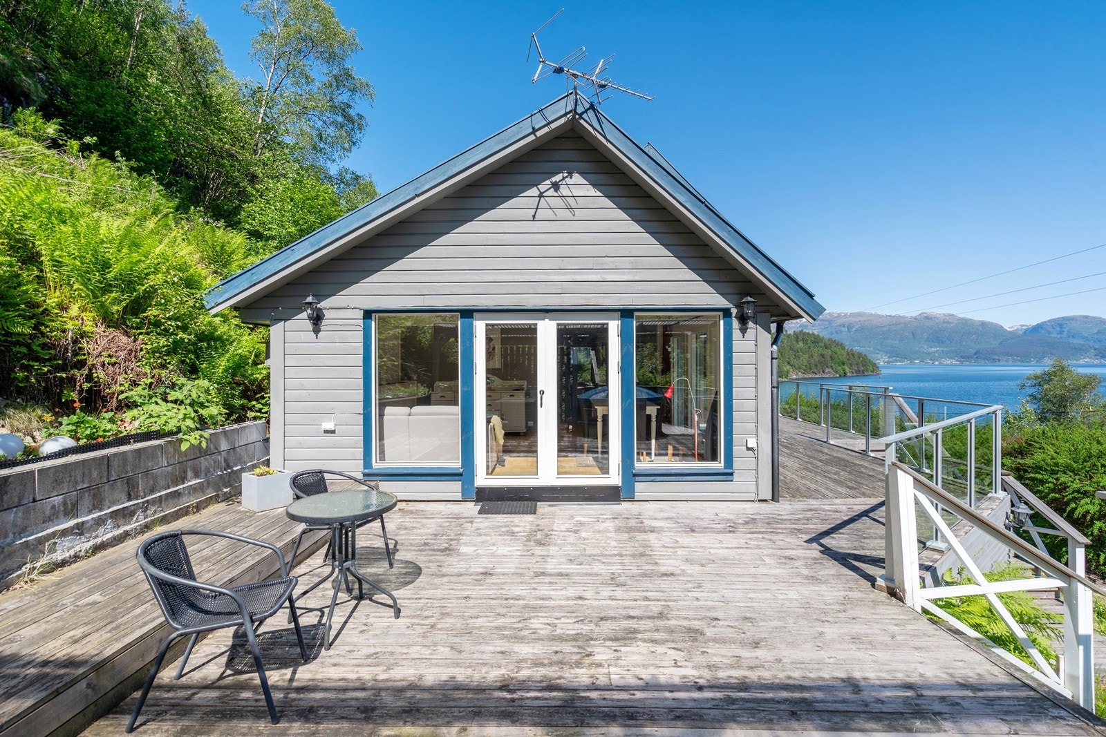 Stor terrasse Galleribilde