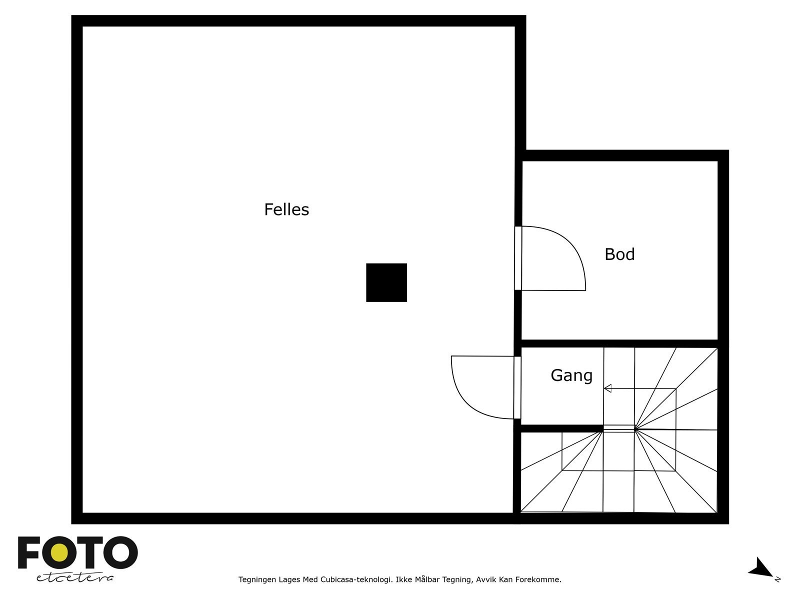 Borghilds gate 45 D- loft. Veiledende planskisse - ikke målbar Galleribilde