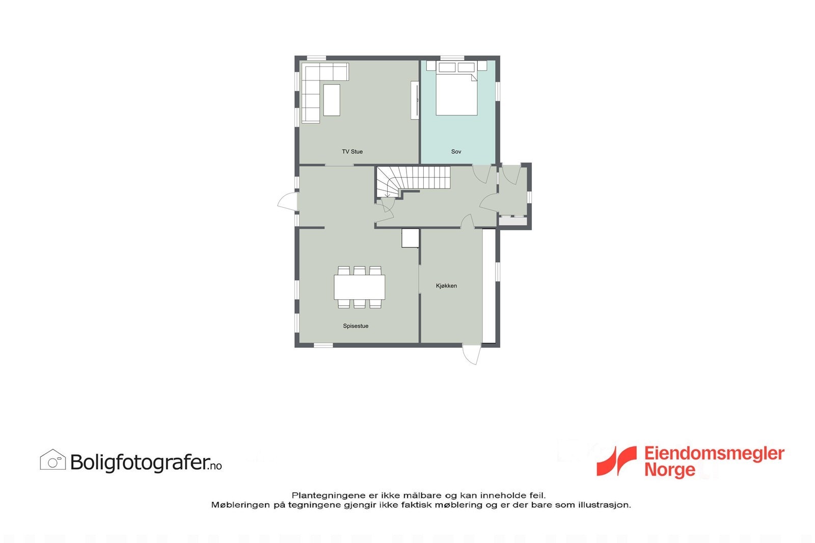 Plantegning 1. etasje Galleribilde
