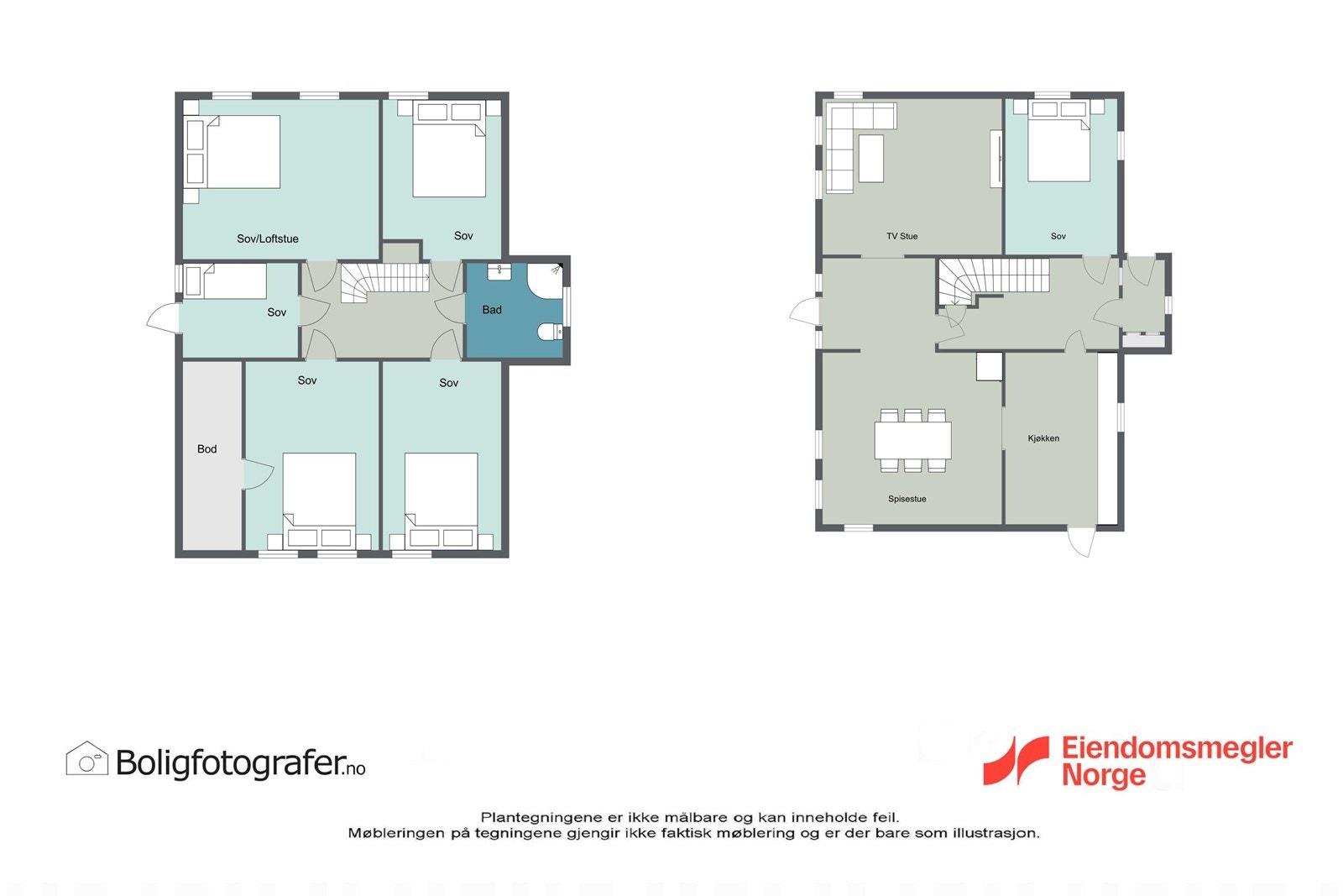 Plantegning enebolig Galleribilde