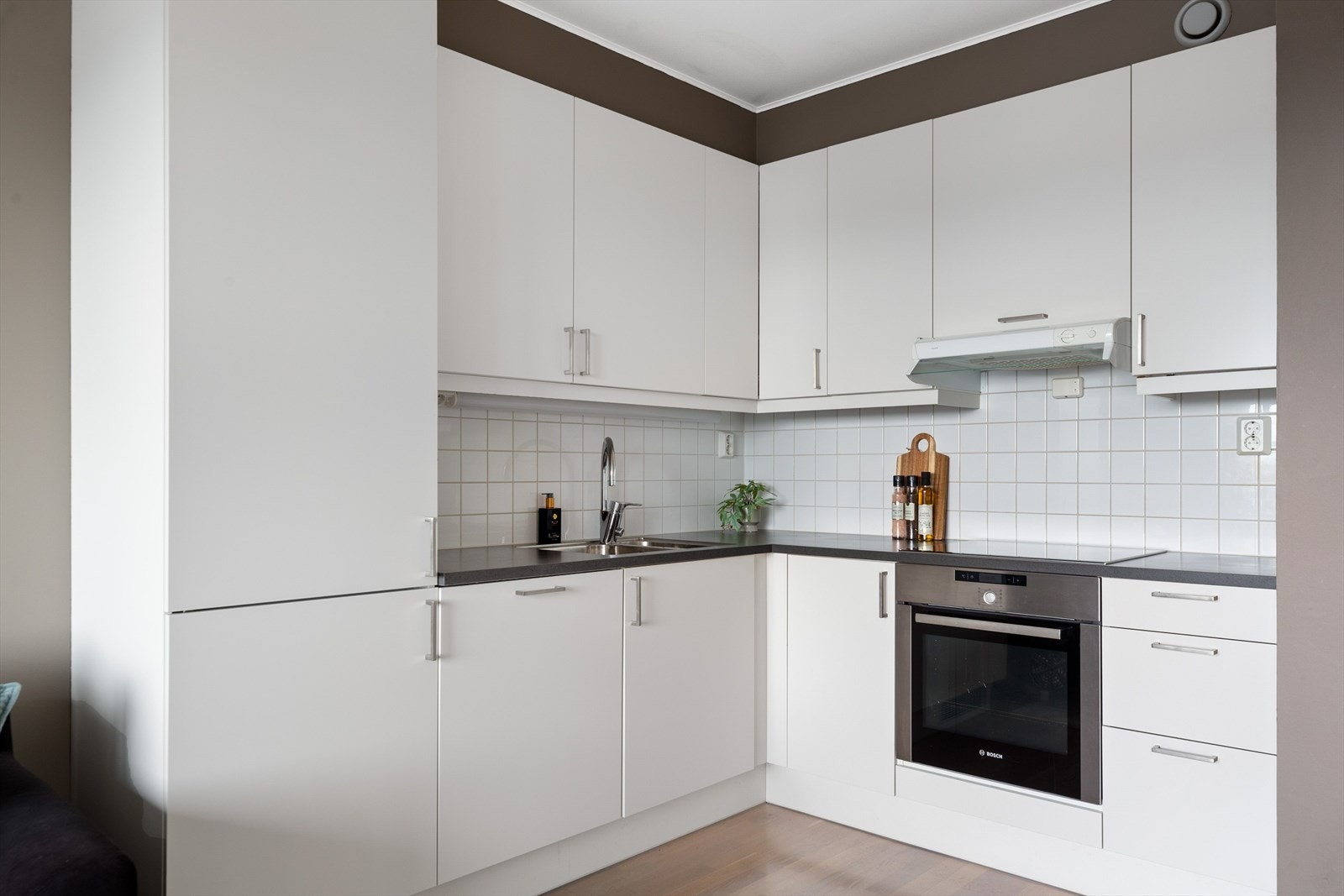 Kjøkkenet har fått, tilstandsgrad 1 ifølge takstmann. Galleribilde