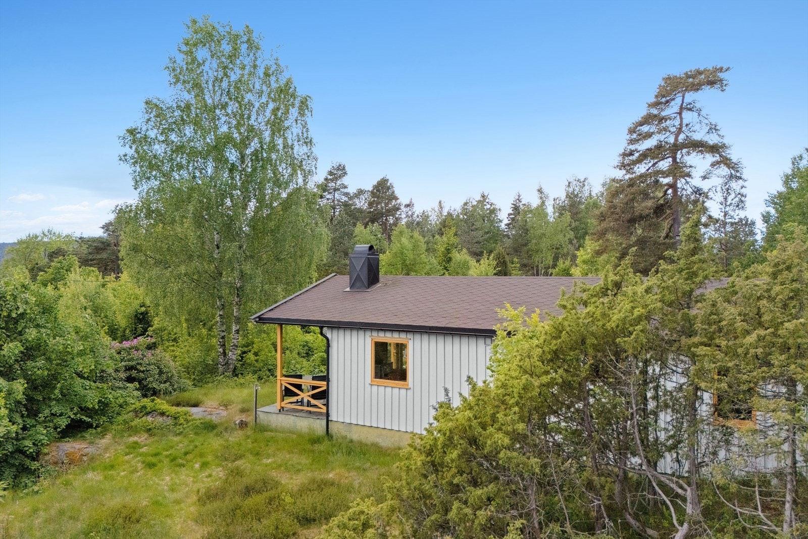 Her er du godt skjermet på eiendommen. Galleribilde
