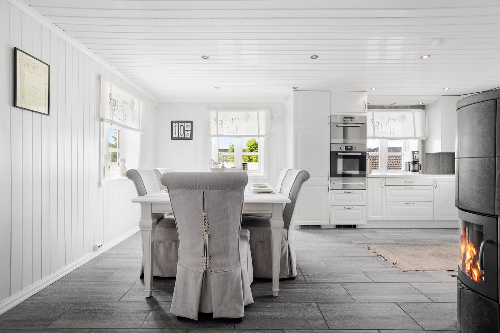 Peis som gir god varme på kalde vinterdager Galleribilde