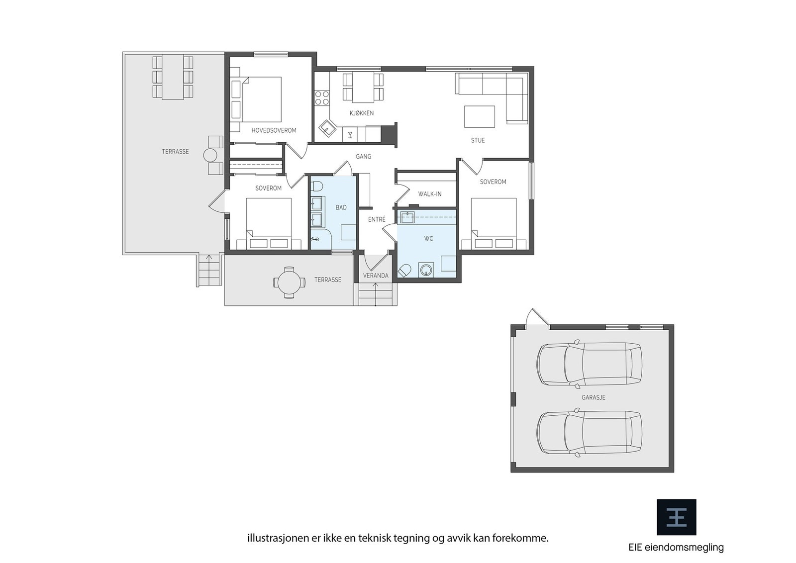 Plantegning Galleribilde