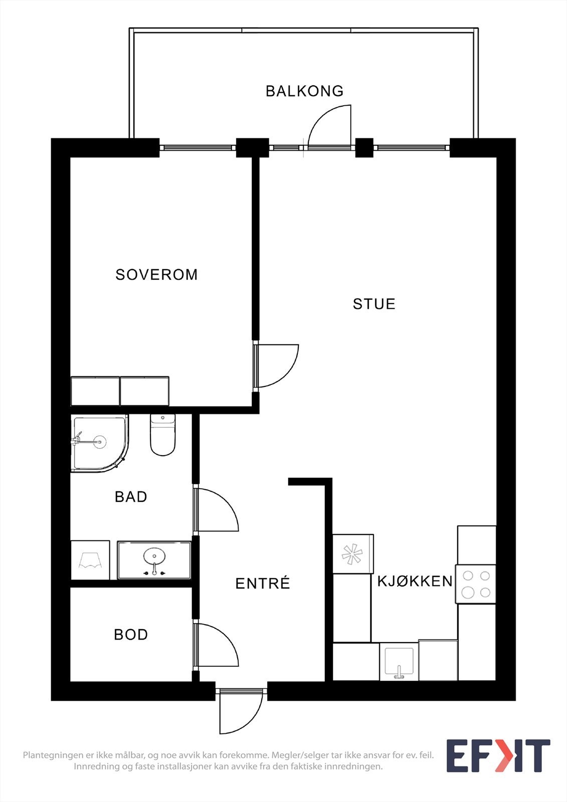 Plantegning Galleribilde