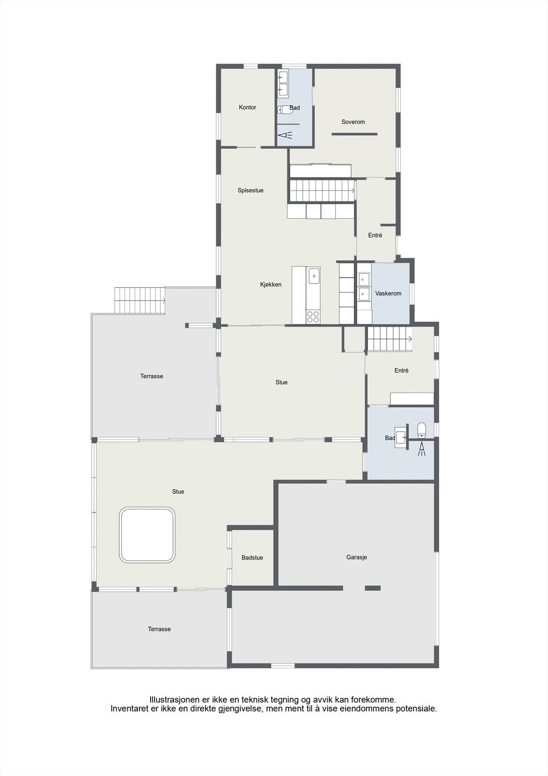 2D 1. etasje Galleribilde