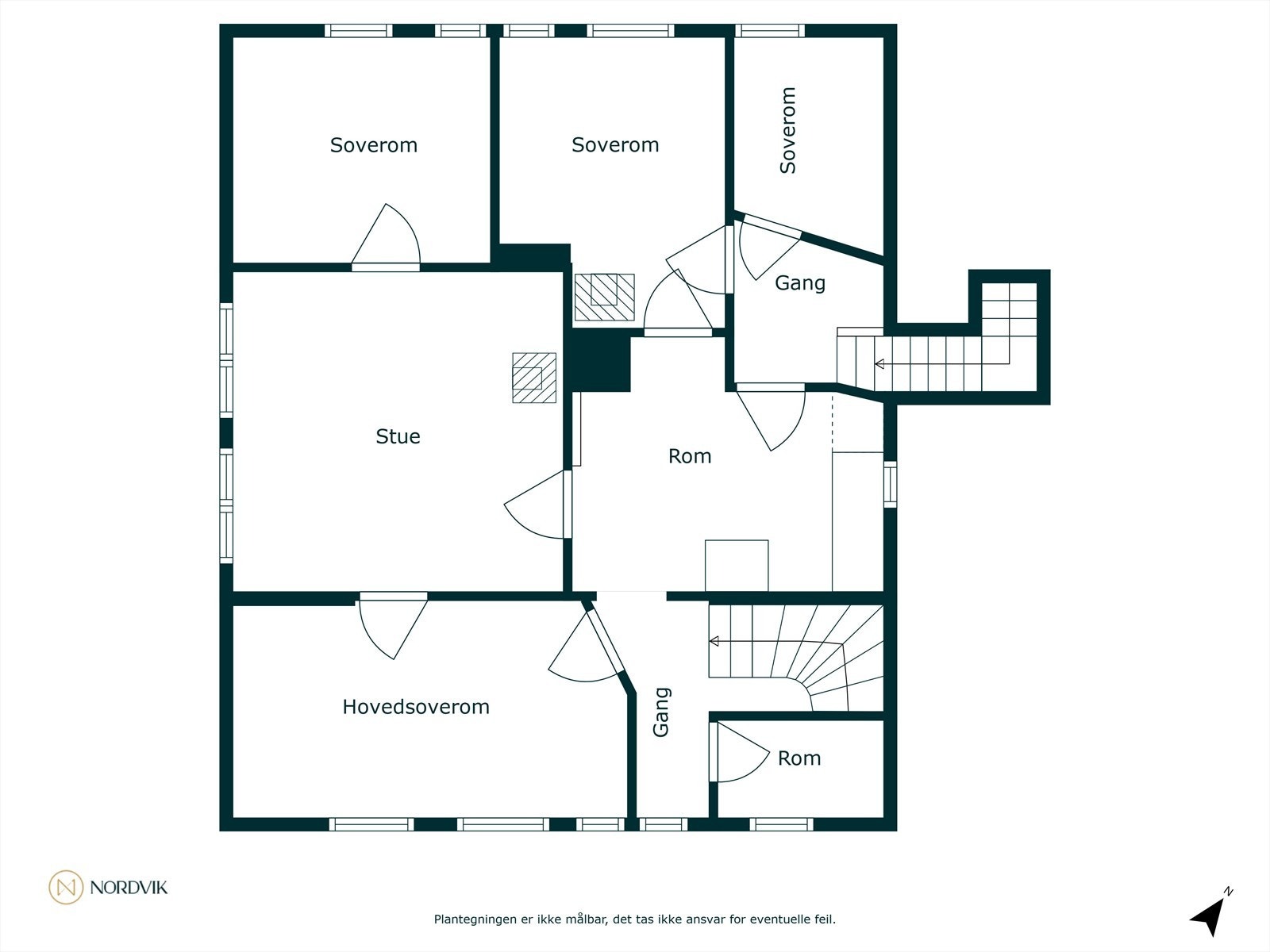 Plantegning 2.etasje Galleribilde