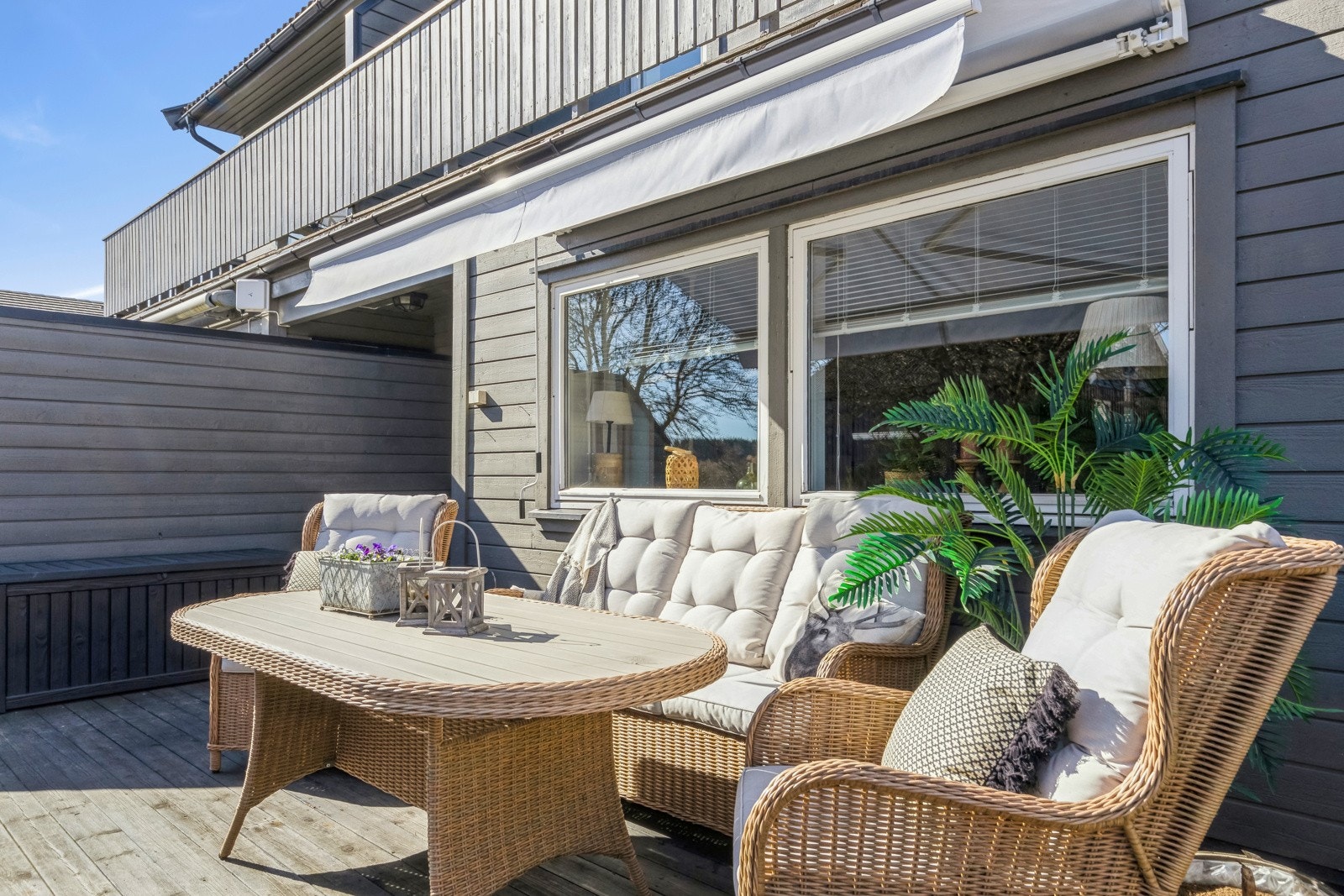 Terrasse på ca. 19 kvm. Galleribilde