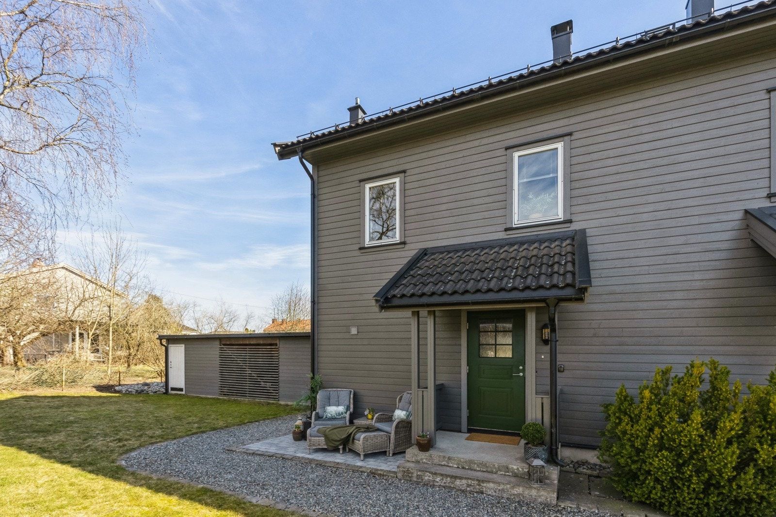 Koselig inngangsparti Galleribilde