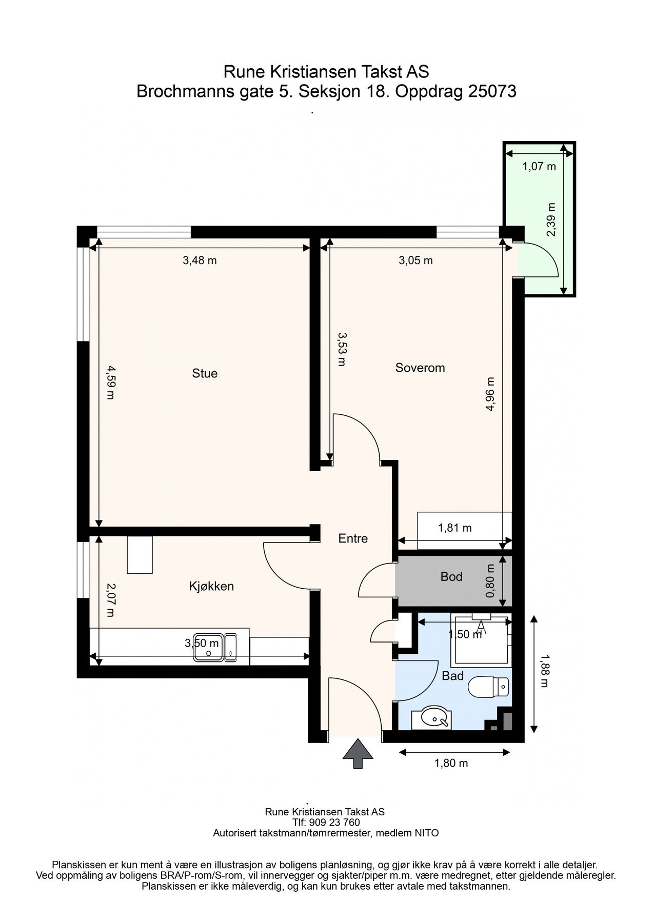 Plantegning Galleribilde