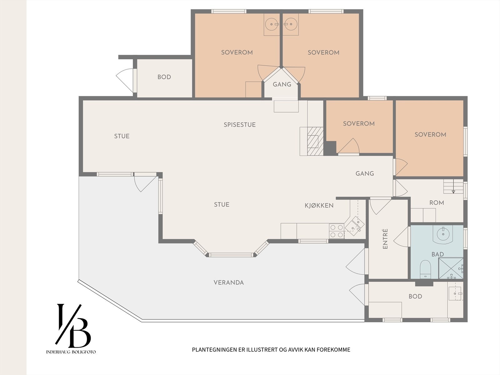 Plantegning Galleribilde