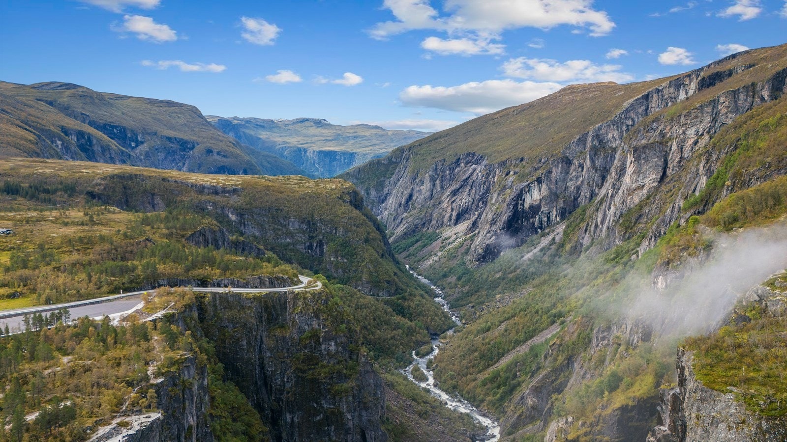 Spektakulær natur i området. Galleribilde