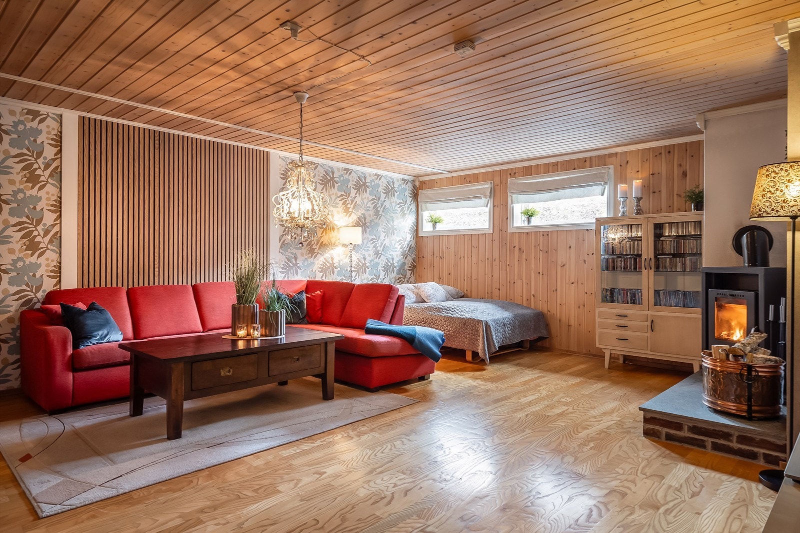 Stor praktisk kjellerstue på 33 kvm. Galleribilde