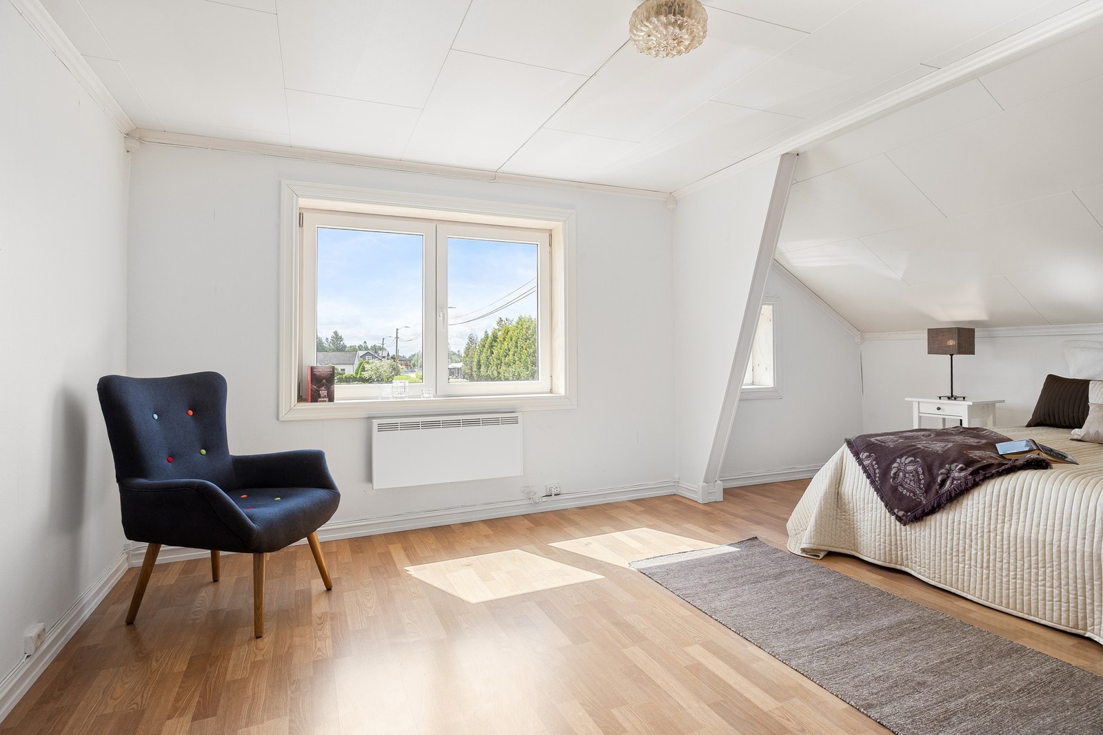 Nisje på et av soverommene, perfekt til etablering av walk in closet. Galleribilde