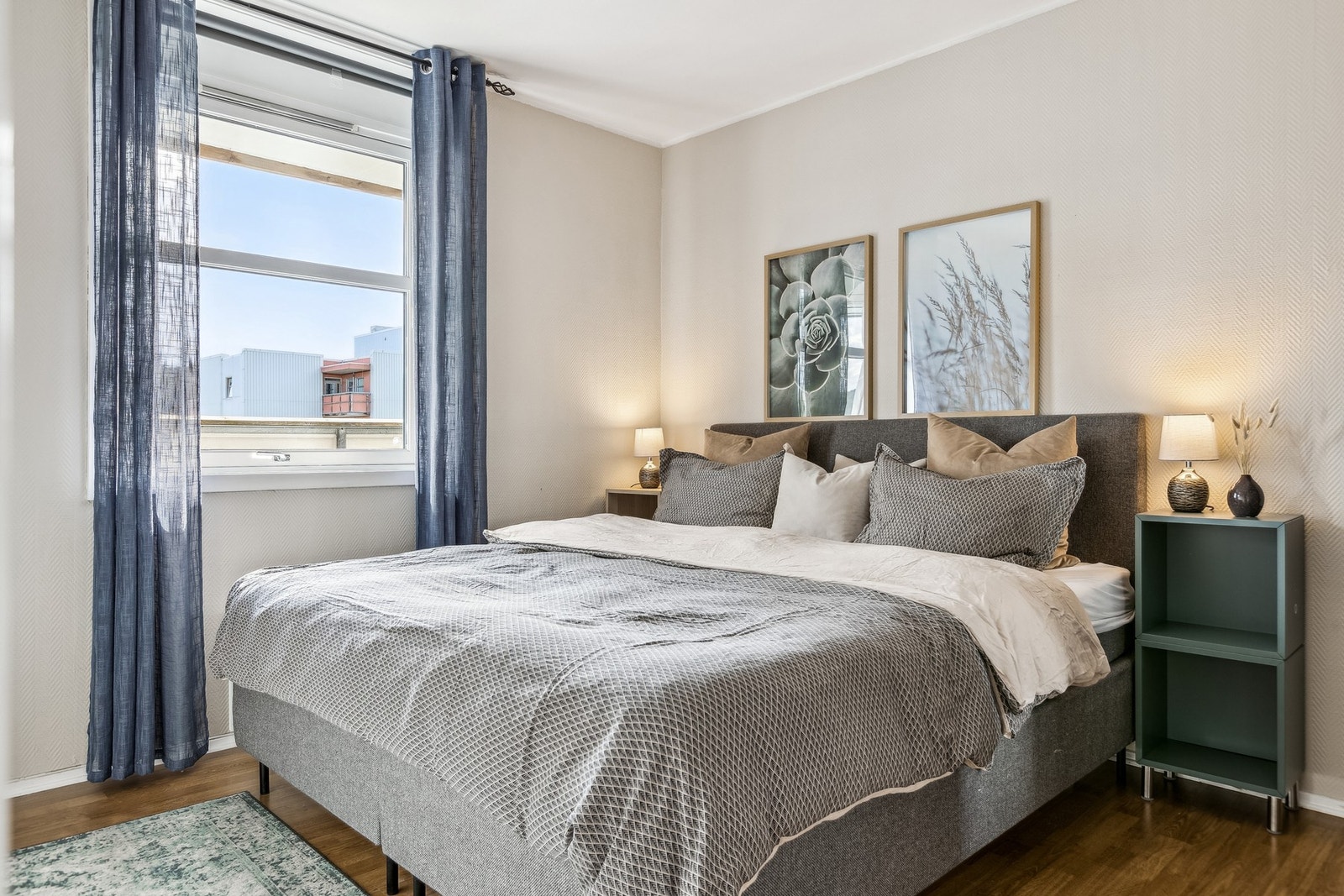Leiligheten har to soverom på hhv. 12 og 10,5 kvm. Galleribilde