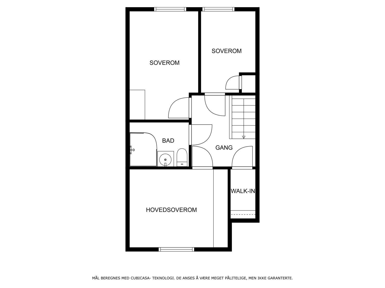 Plantegning 2.etg. Galleribilde