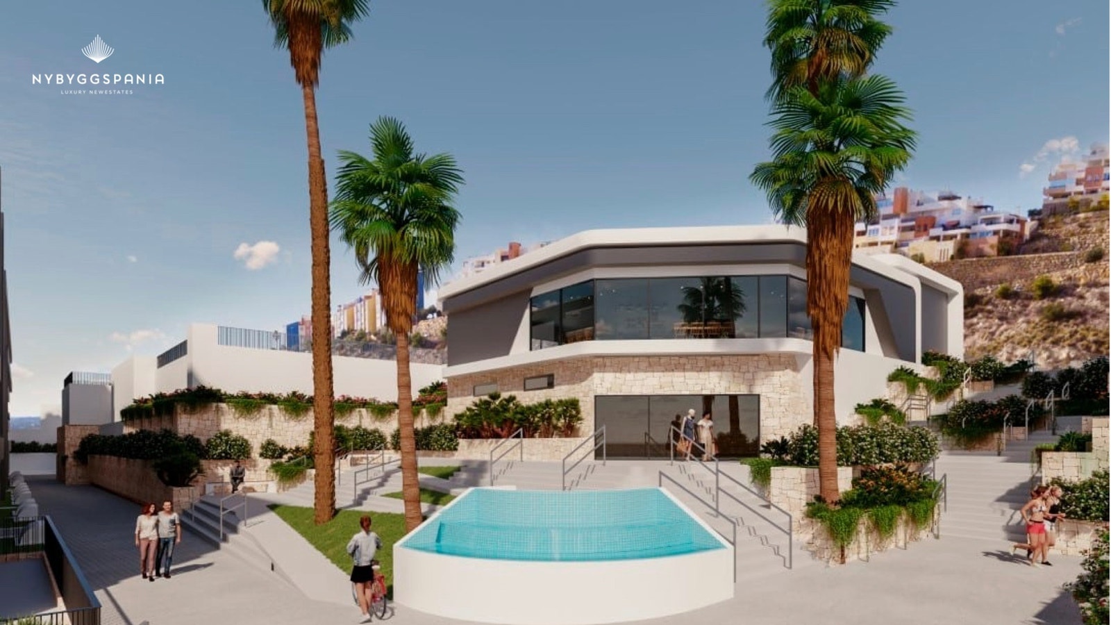 Felles klubbhus eksklusivt for beboerne. Galleribilde