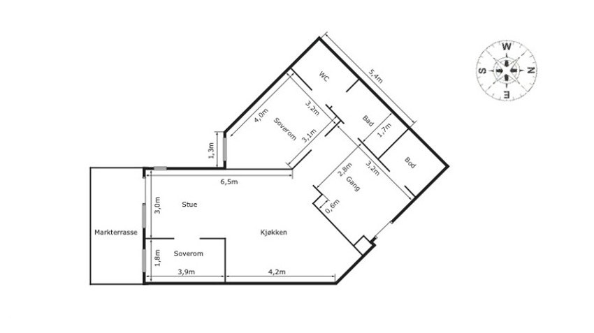 Plantegning. Galleribilde