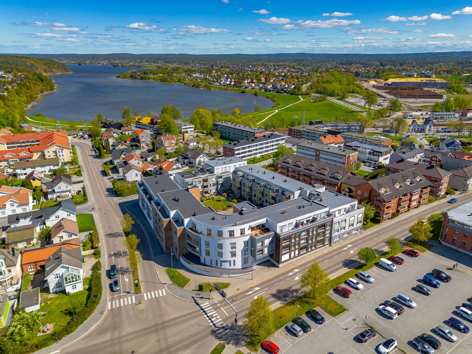 Dronefoto Galleribilde