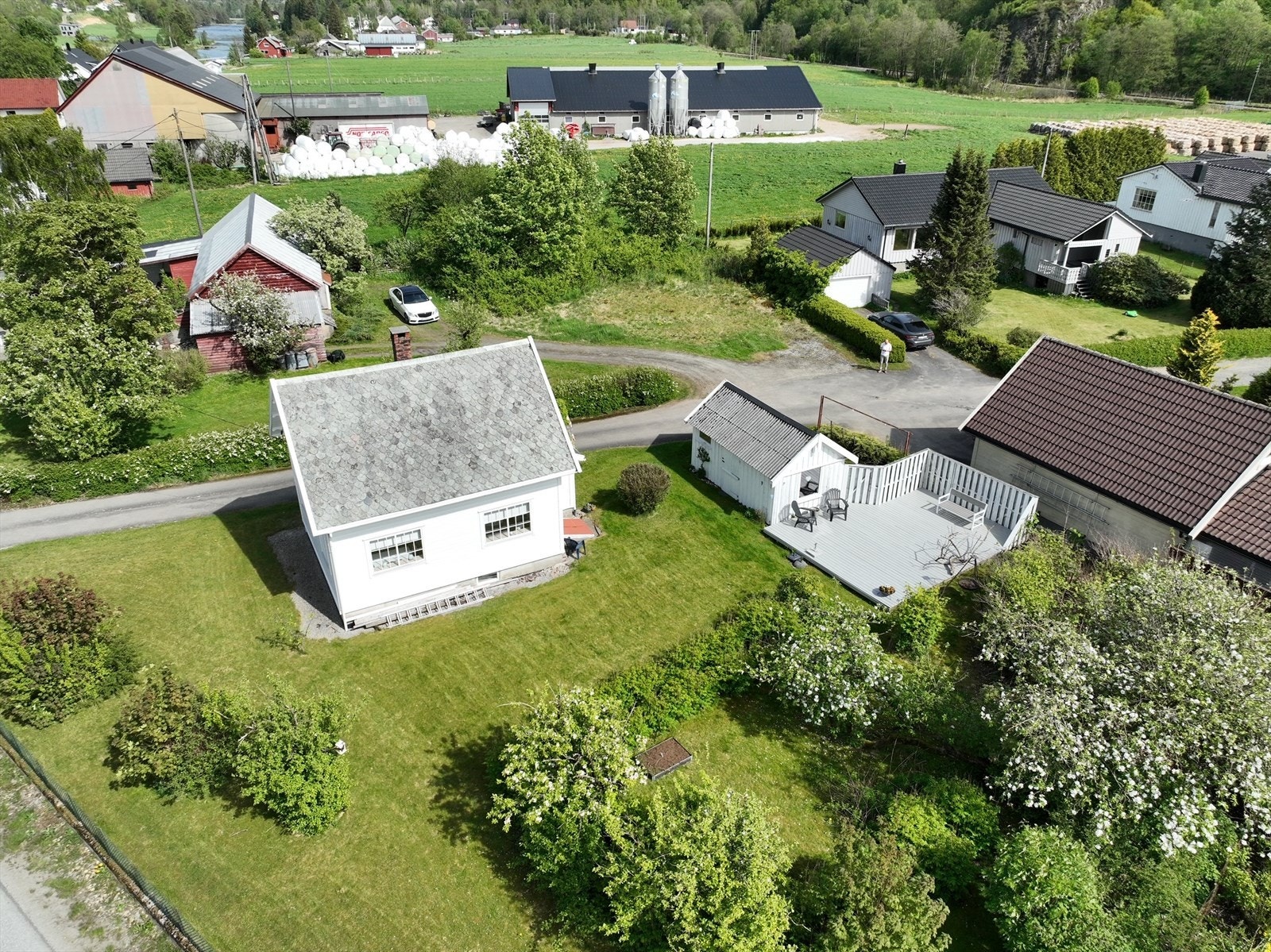 Dronebilde Galleribilde