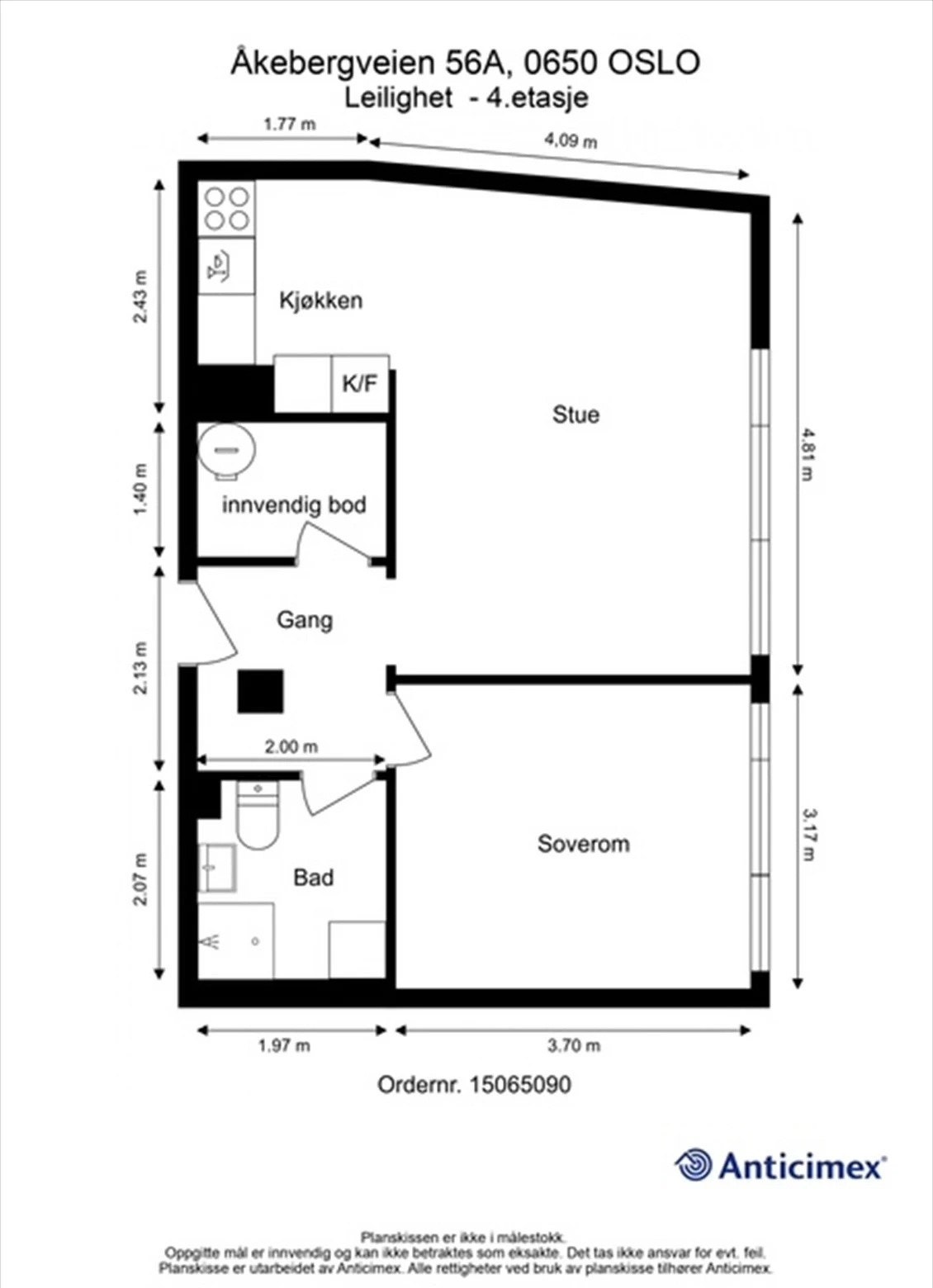 Plantegning. Galleribilde