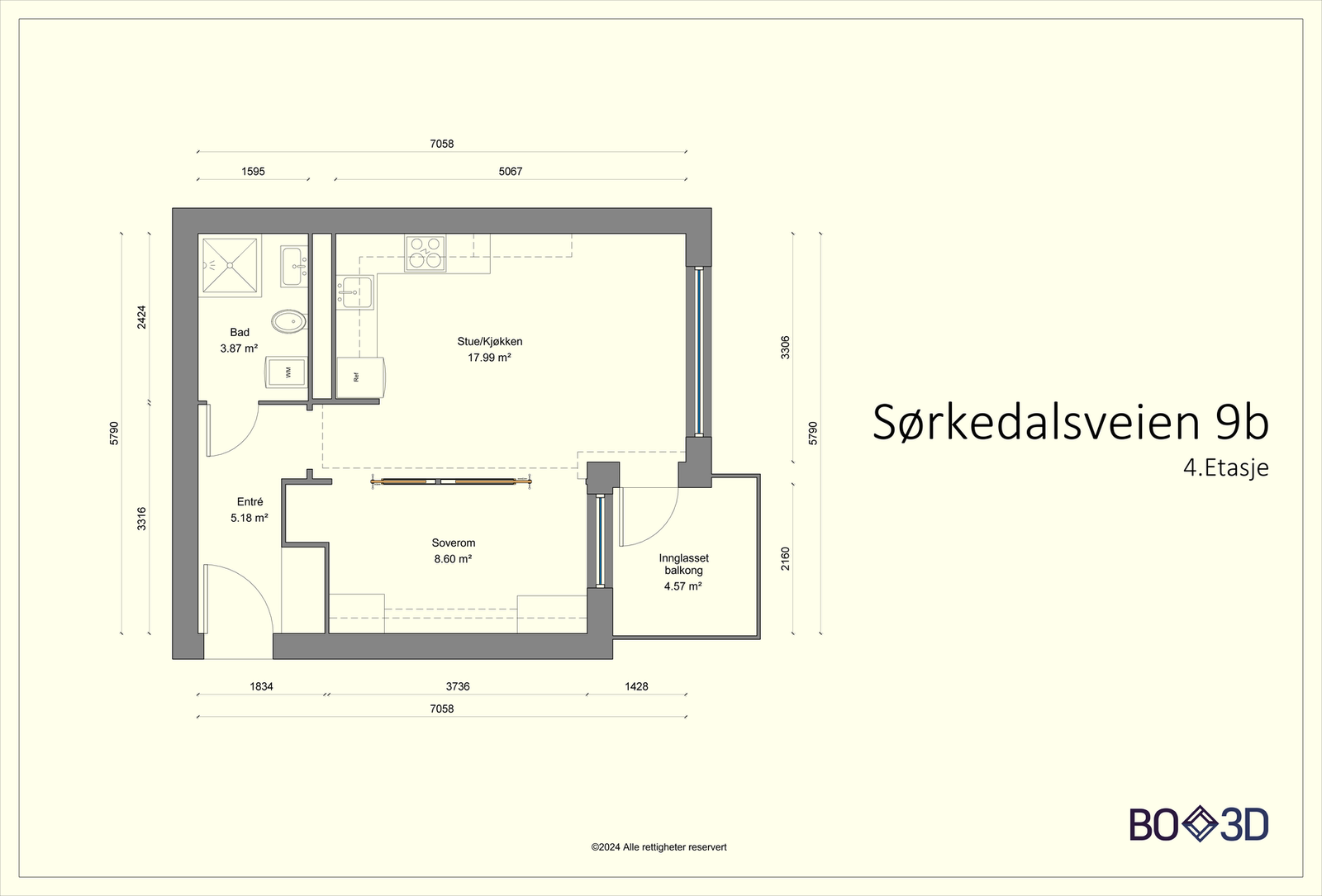 Plantegning. Galleribilde