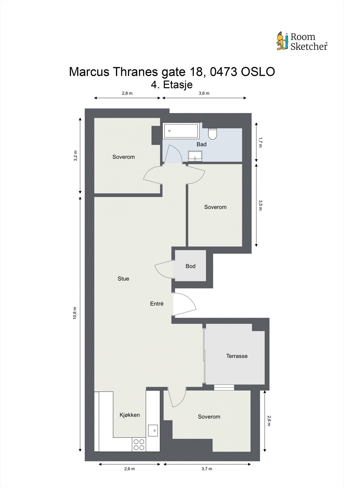 Plantegning Galleribilde