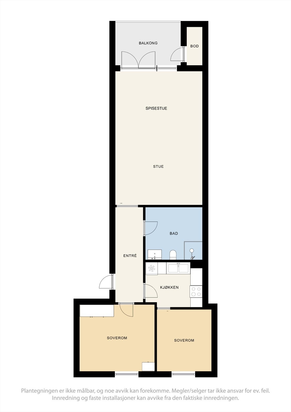 Plantegning 1.etasje Galleribilde