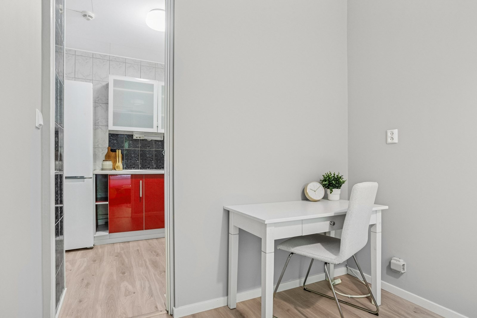 Rommet passer godt som et barnerom, eller for eksempel en kontorplass. Galleribilde