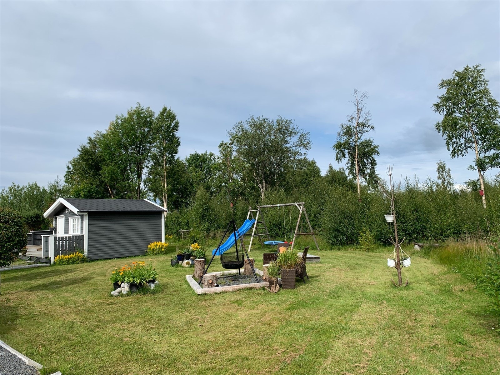 Flott uteområde Galleribilde