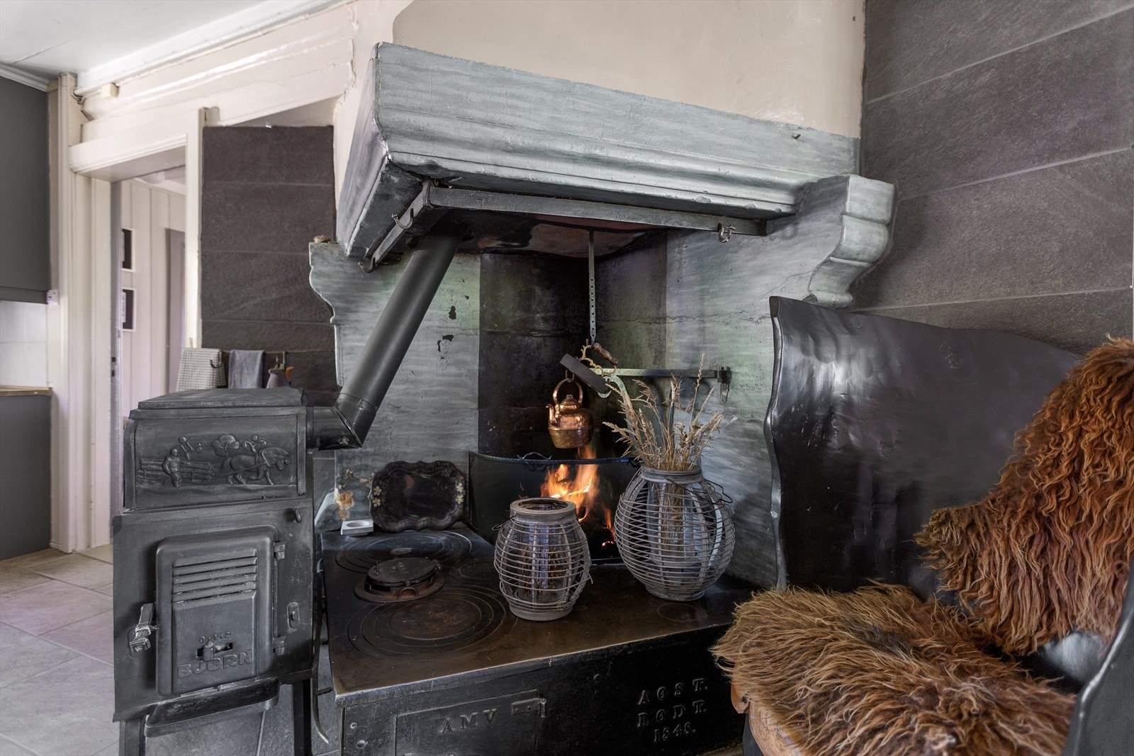 Kjøkkenet har en åpen gruve Galleribilde