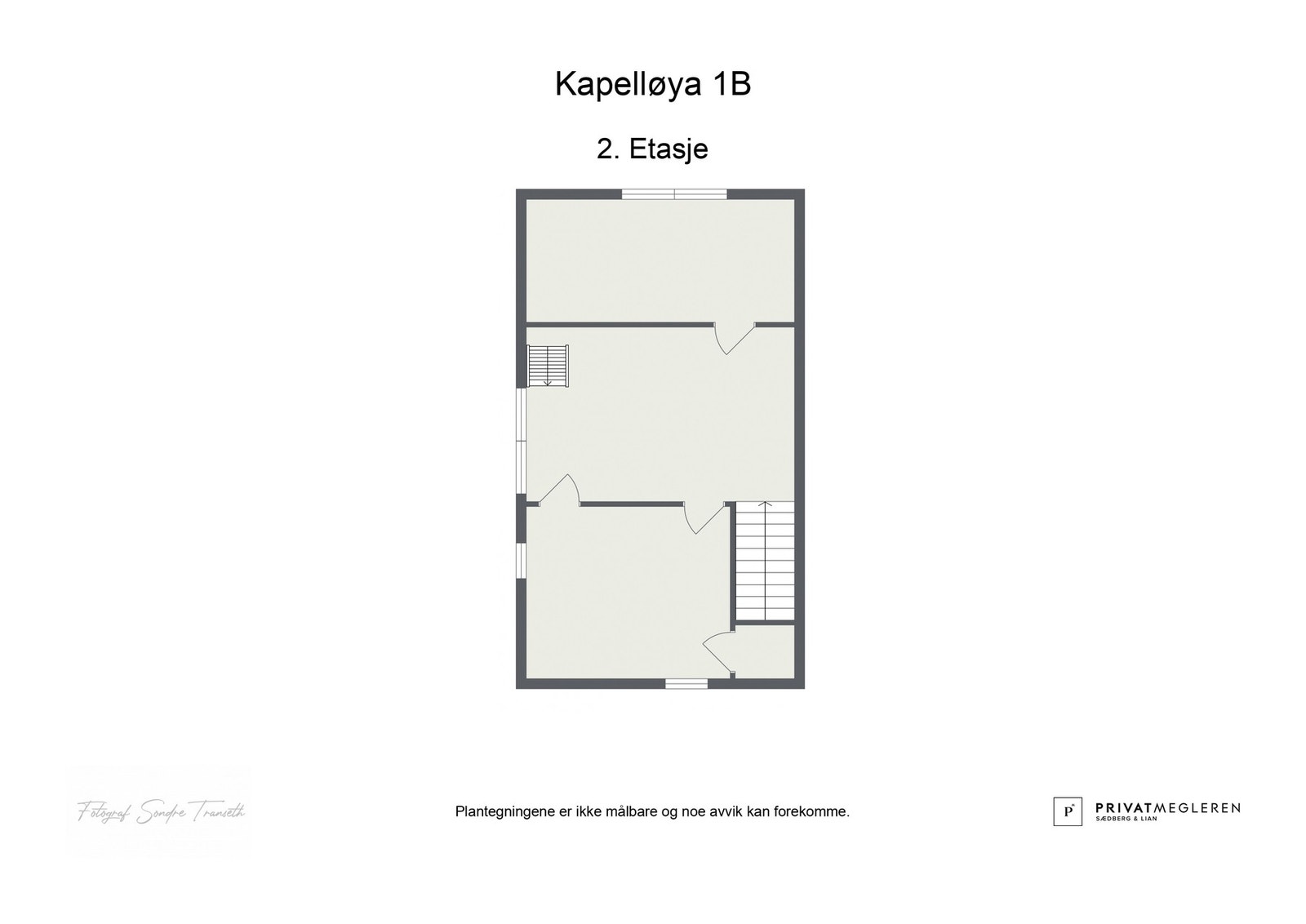 Plantegning 2.etg. laget av fotograf Galleribilde