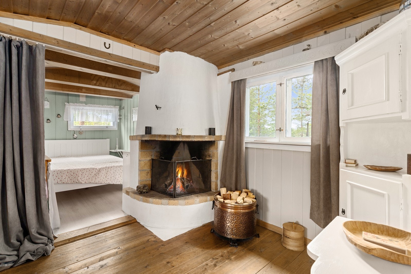 Hytta er utstyrt med totalt to soverom. Galleribilde