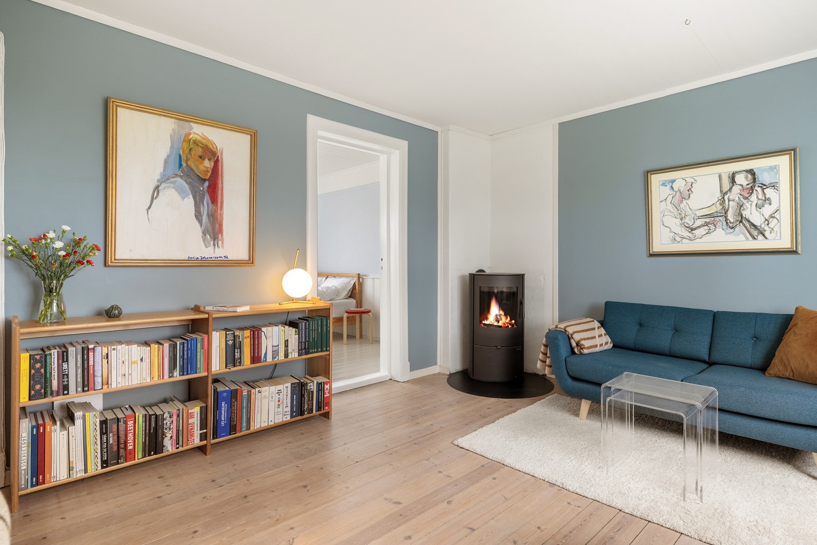 Ny rentbrennende peisovn i 2022. Galleribilde