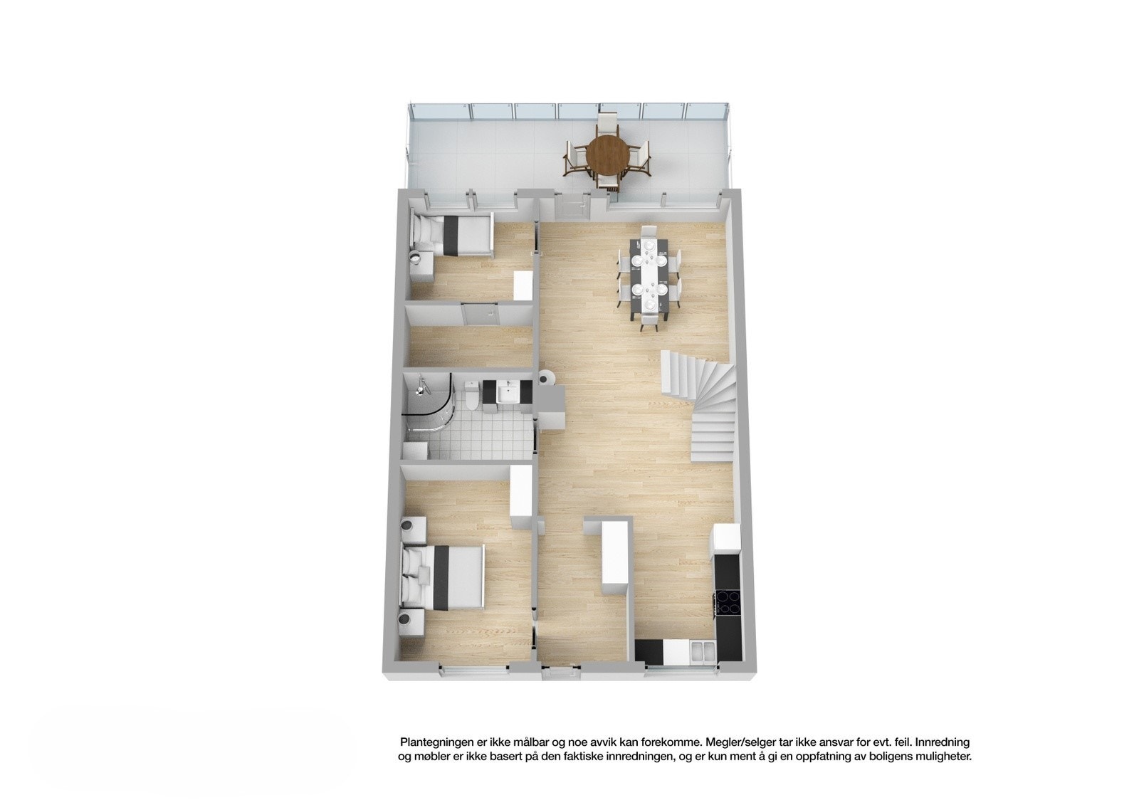 Planskisse 1. etg Galleribilde