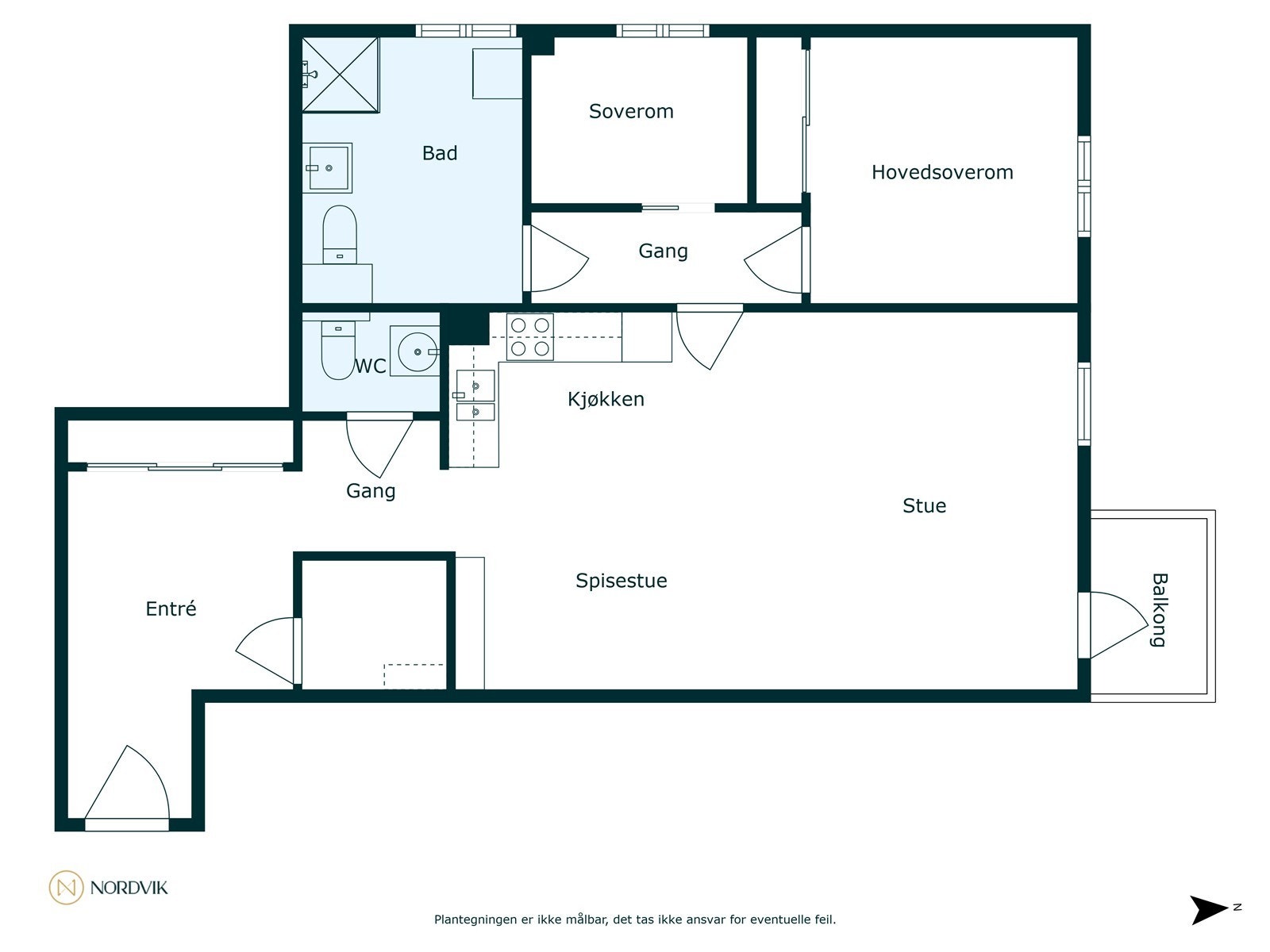 Plantegning Galleribilde